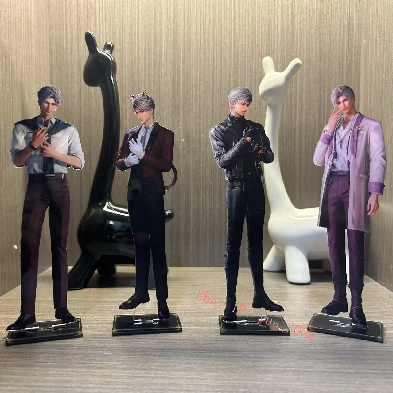 5Pcs/set Love and Deepspace Sylus Acrylic Figure Standing Model 15Cm HD 5Pcs/set Love and Deepspace Sylus Acrylic Figure Standing Model 15Cm HD