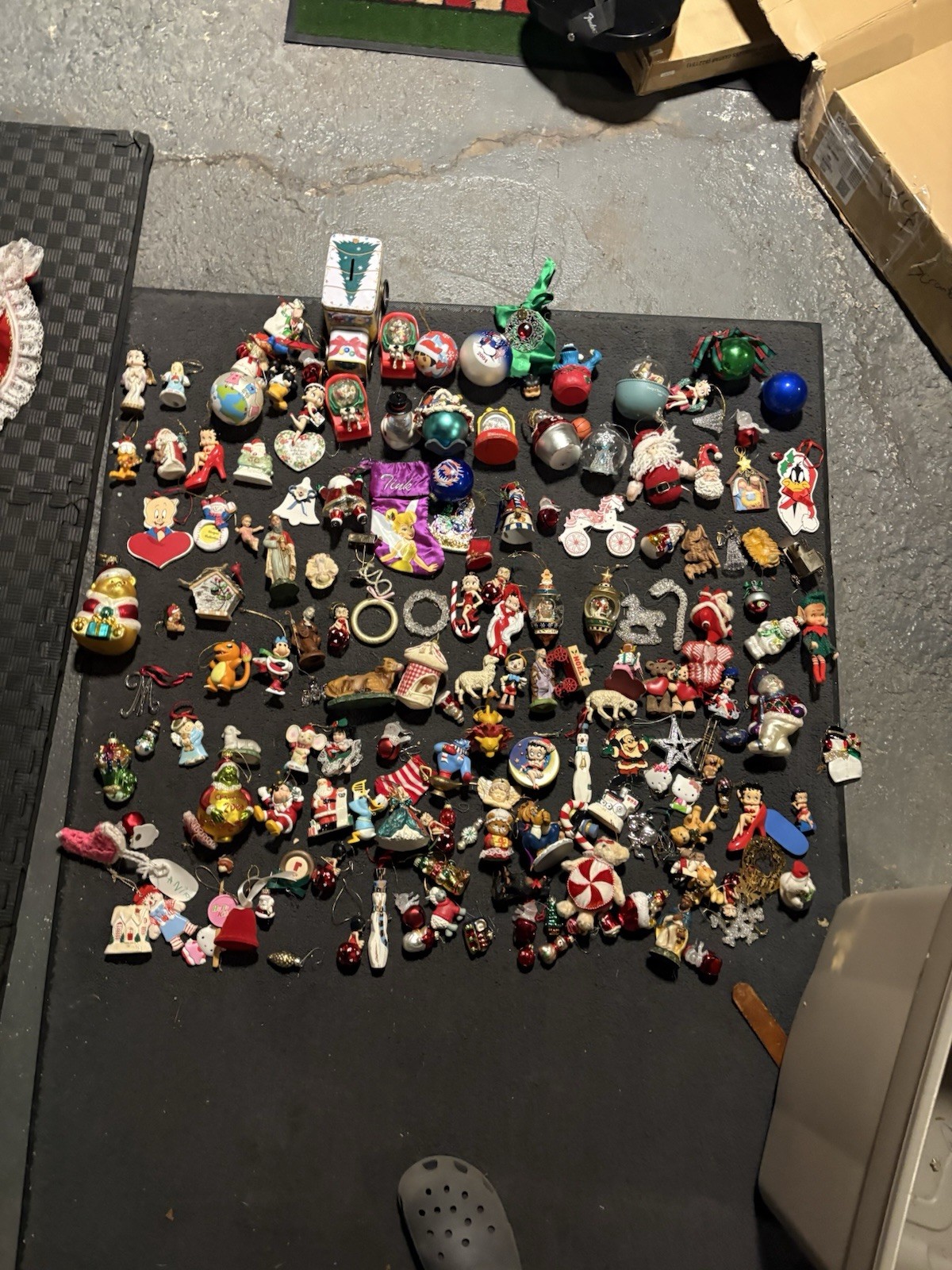 Huge Lot Of Vintage Christmas Ornaments Betty Boop, Disney, Looney Tunes & More Huge Lot Of Vintage Christmas Ornaments Betty Boop, Disney, Looney Tunes & More
