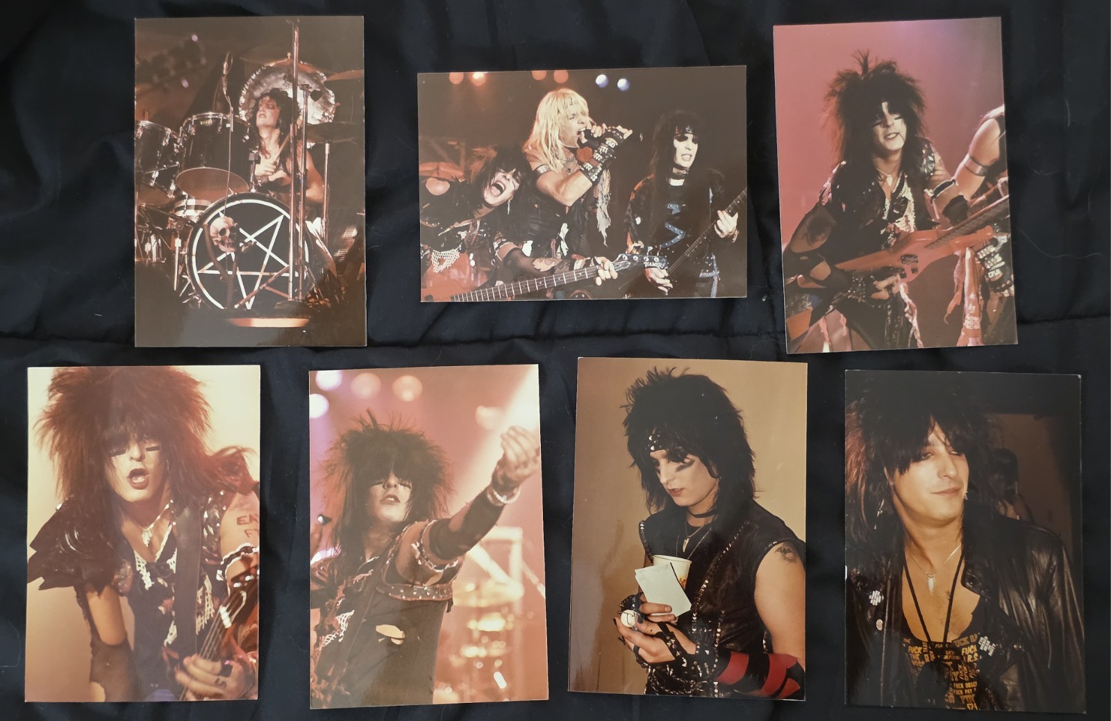 Vintage Motley Crew 1983 Shout At The Devil Photo Lot (7) Nikki Sixx Kodak Paper Vintage Motley Crew 1983 Shout At The Devil Photo Lot (7) Nikki Sixx Kodak Paper