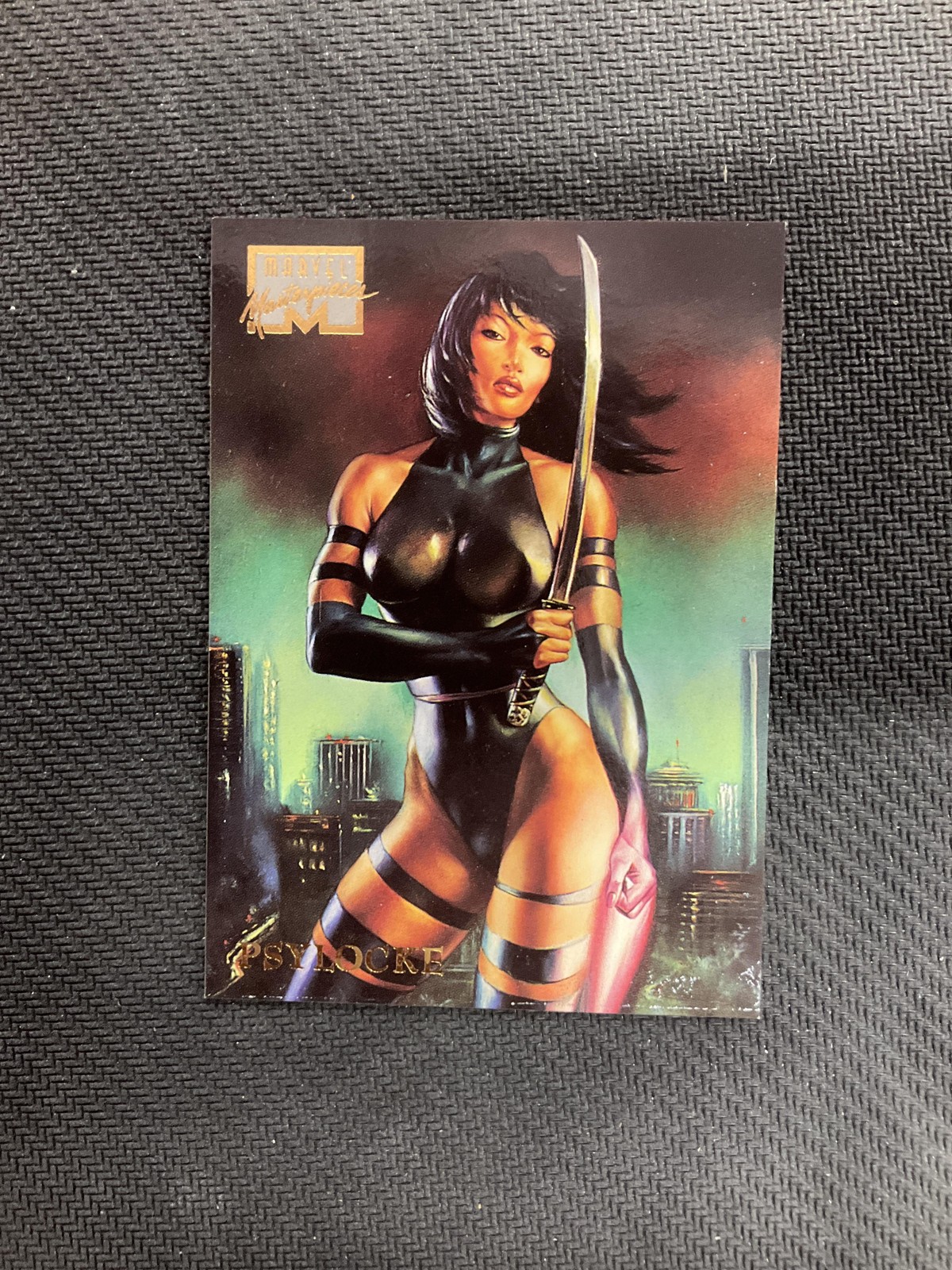 1996 Fleer/SkyBox Marvel Masterpieces #35 Psylocke 1996 Fleer/SkyBox Marvel Masterpieces #35 Psylocke