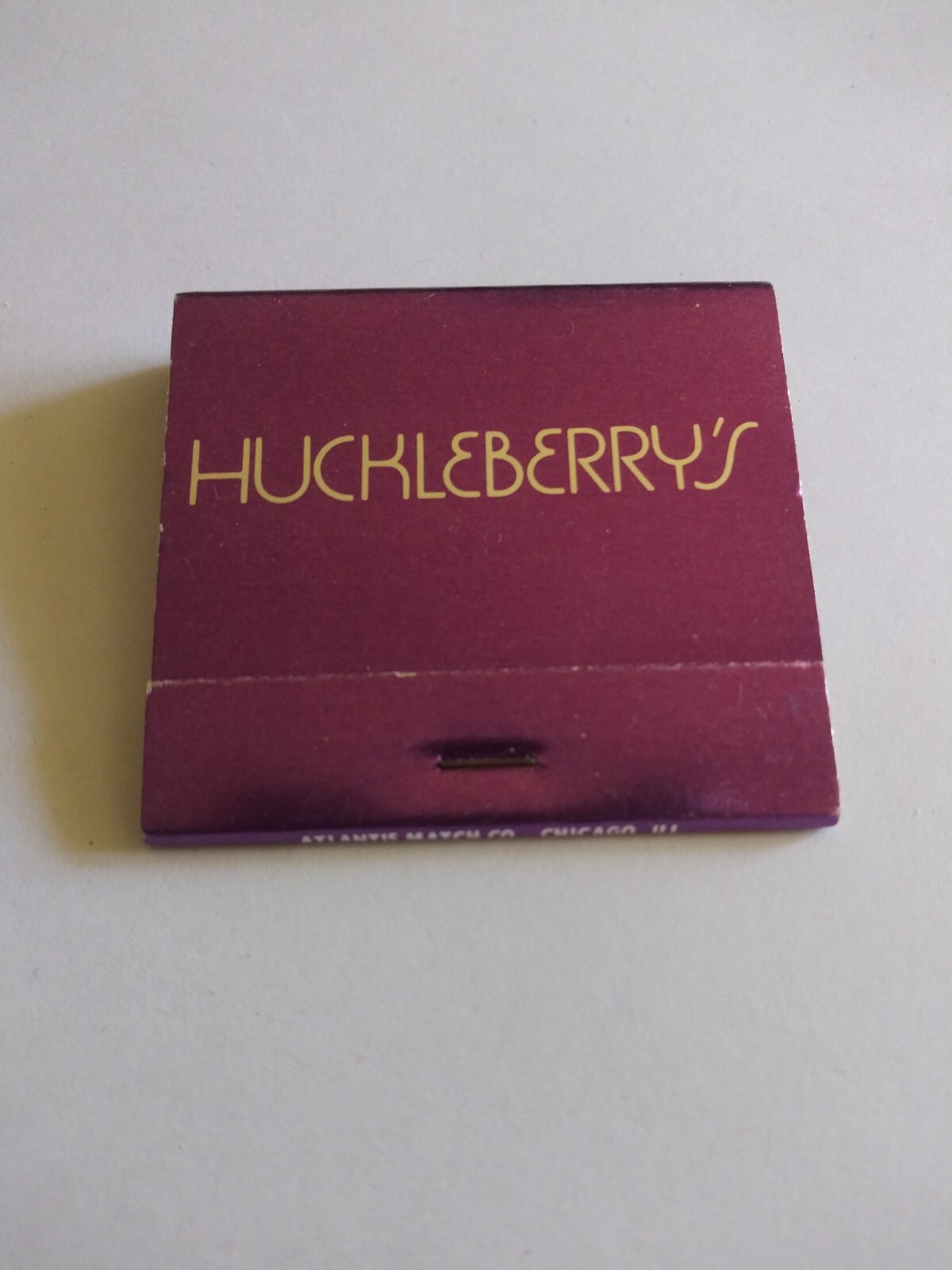 Vintage Matches From Huckleberry\'s Chicago Illinois Vintage Matches From Huckleberry\'s Chicago Illinois