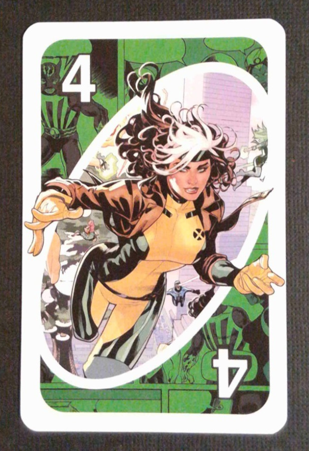 2026 Uno Marvel X-Men Card Green Rogue #4 2026 Uno Marvel X-Men Card Green Rogue #4