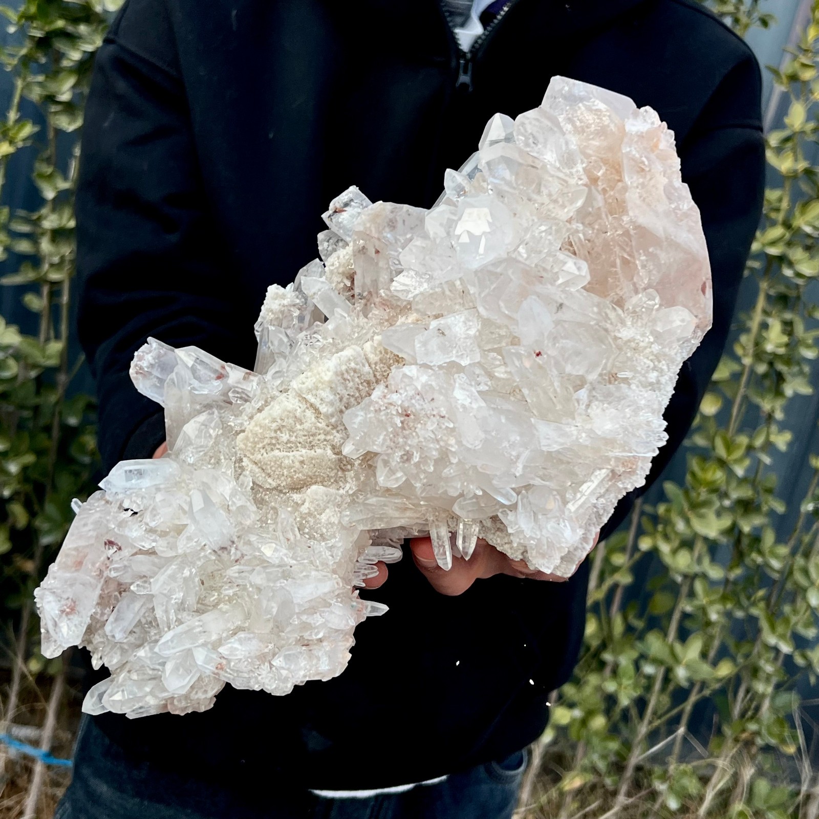 8.5LB A+++Natural white crystal Himalayan quartz cluster raw stone/mineral 8.5LB A+++Natural white crystal Himalayan quartz cluster raw stone/mineral