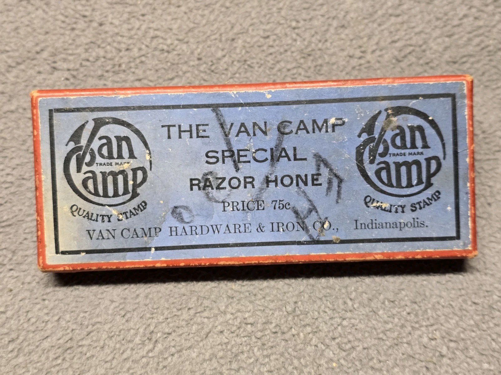 Vintage Antique The Van Camp Special Razor Hone Rare Shaving Sharpener Vintage Antique The Van Camp Special Razor Hone Rare Shaving Sharpener