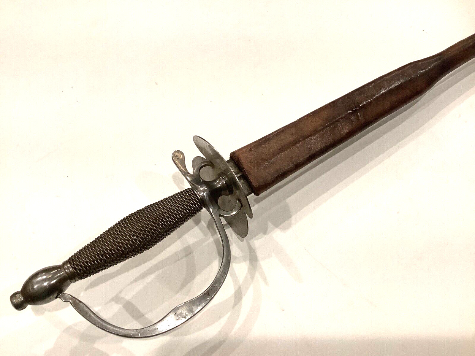 Antique American Colonial officer Eppie Rapier sword 1700’s Engraved Buccaneer Antique American Colonial officer Eppie Rapier sword 1700’s Engraved Buccaneer