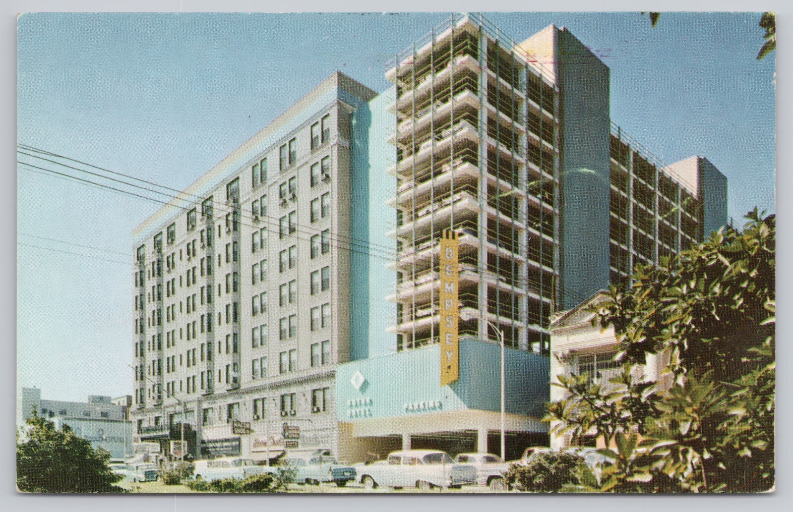 Macon Georgia, Dempsey Motor Hotel, Advertising, Vintage Postcard Macon Georgia, Dempsey Motor Hotel, Advertising, Vintage Postcard