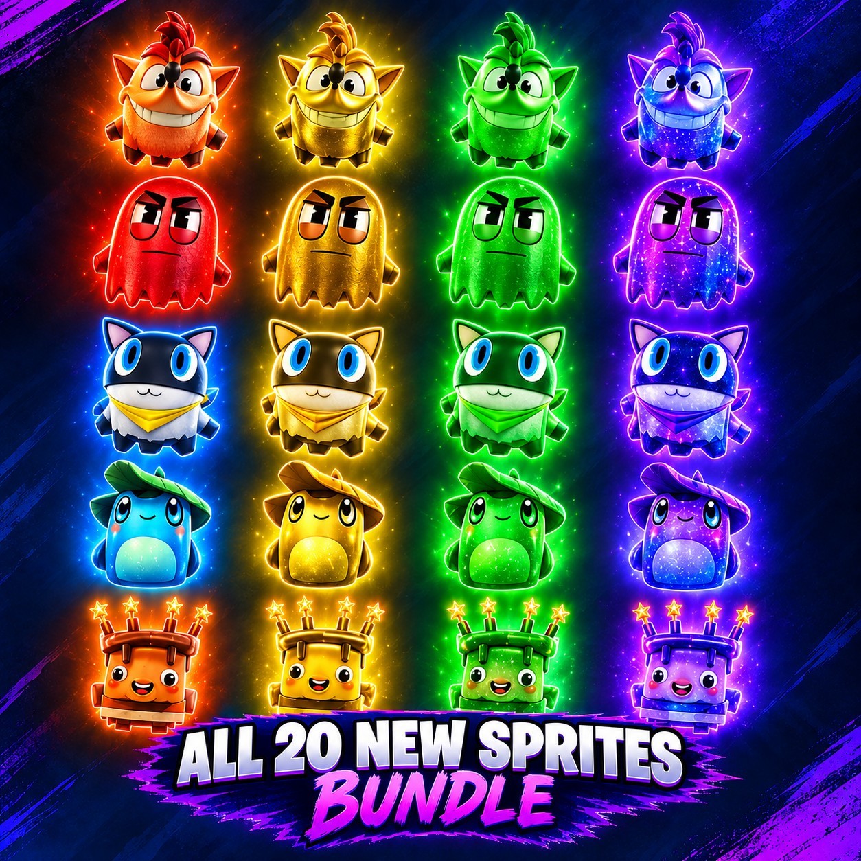 Bundle All 20 New Sprites | You Keep It | PREORDER 