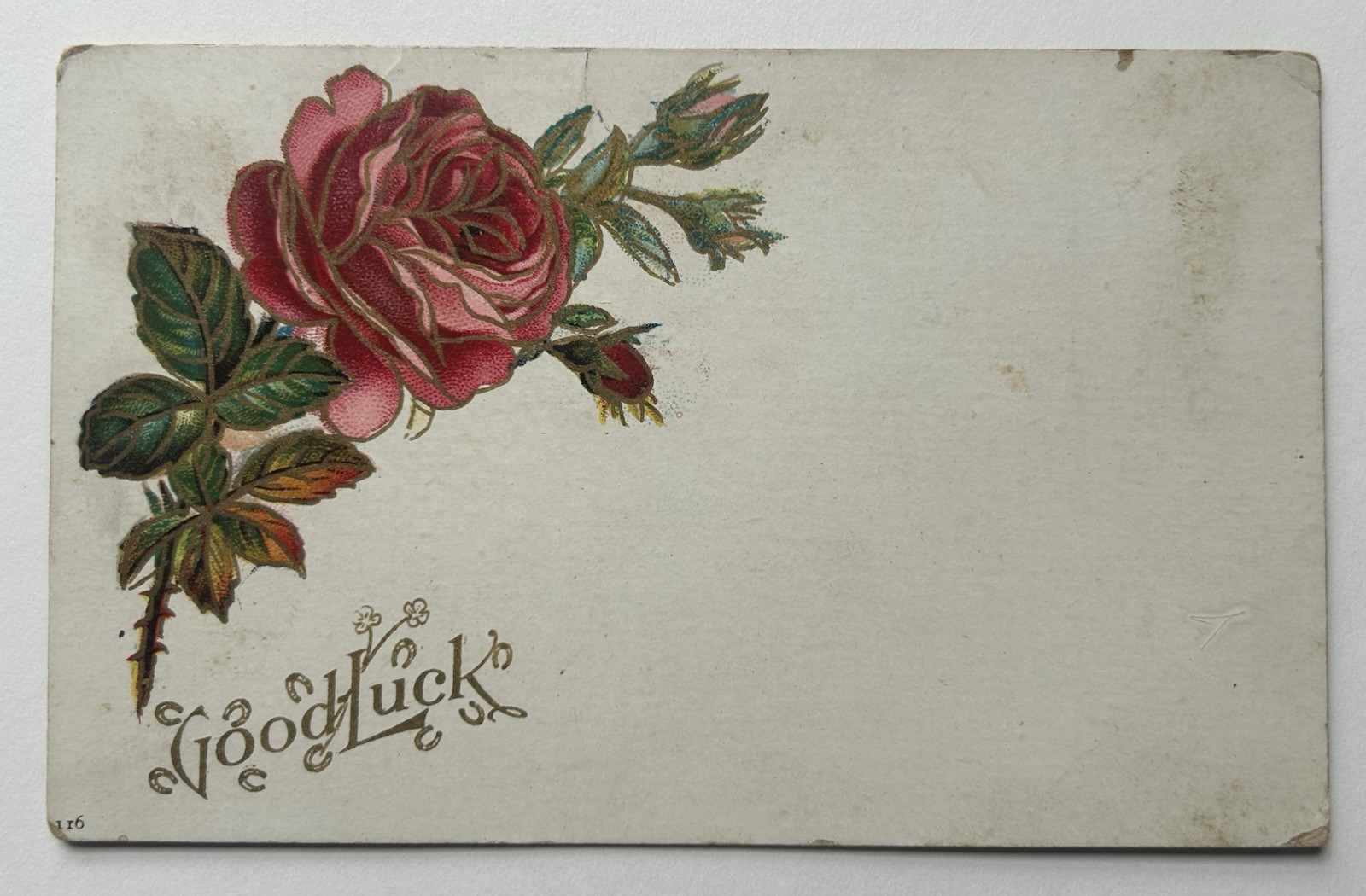 Good Luck Antique 1907 Postcard