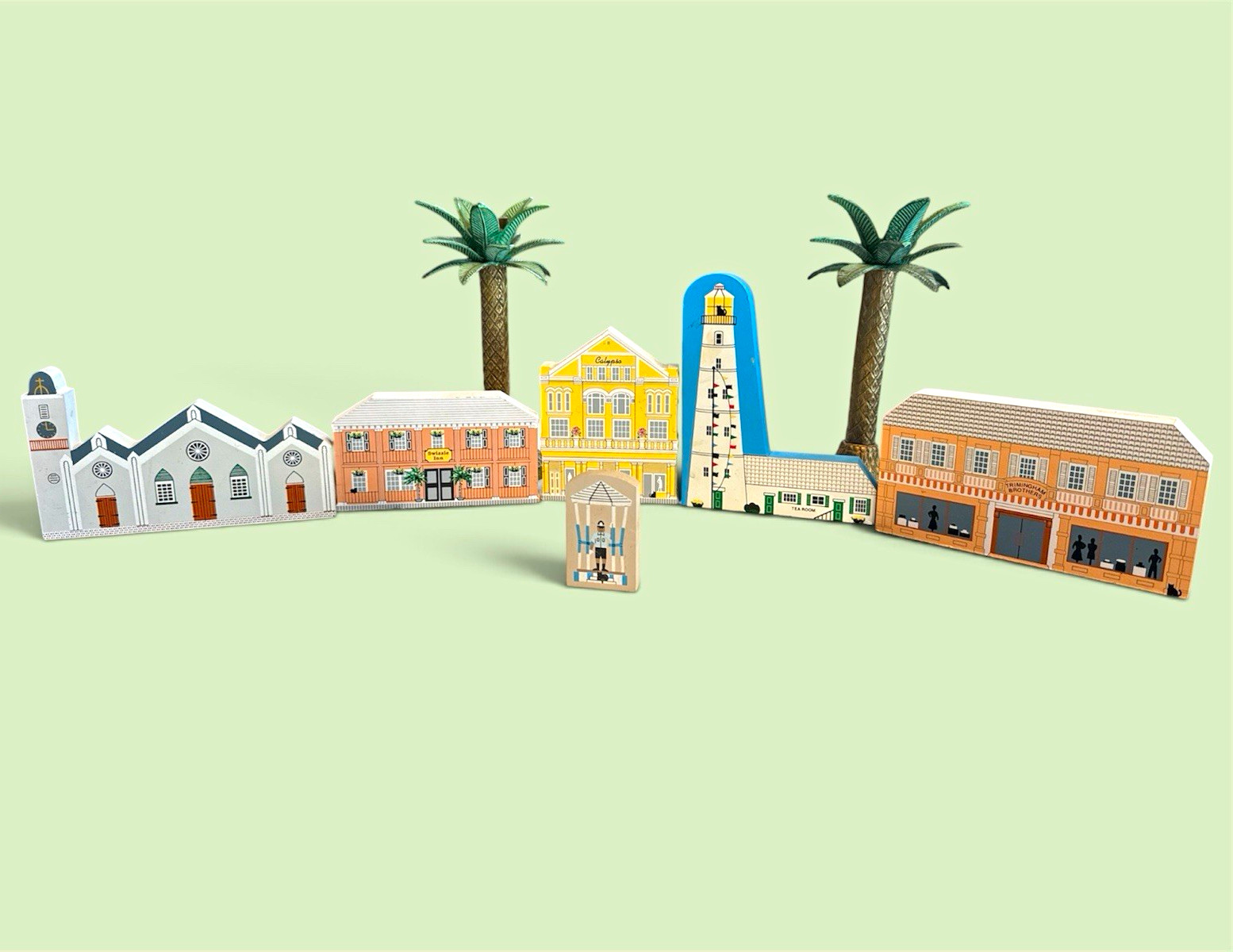 Vintage Bermuda Miniature Collection | 7-Piece Limited Edition Wood Set Vintage Bermuda Miniature Collection | 7-Piece Limited Edition Wood Set