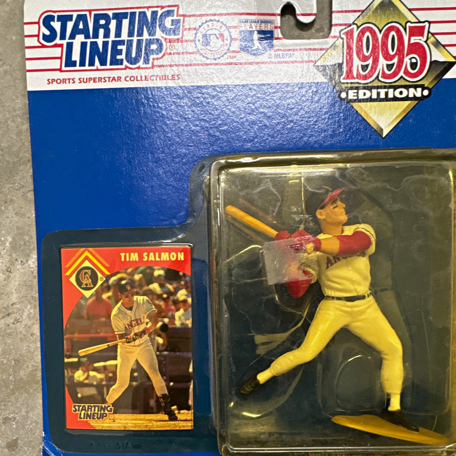Starting Lineup Tim Salmon 1995 Baseball Figure Vintage Original Unopened Starting Lineup Tim Salmon 1995 Baseball Figure Vintage Original Unopened