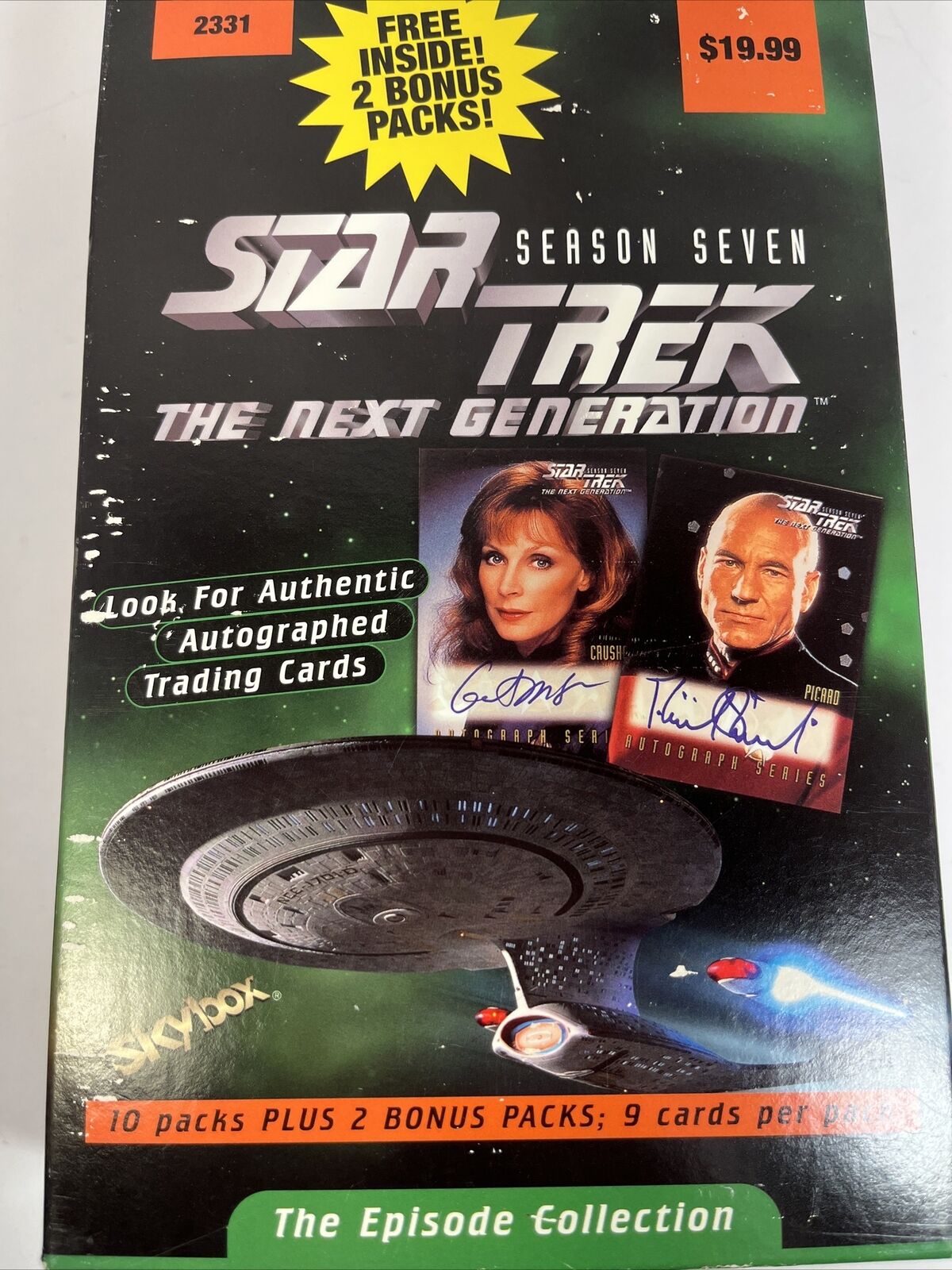 1999 SKYBOX STAR TREK THE NEXT GENERATION SEASON 7 BOX TRADING CARDS
