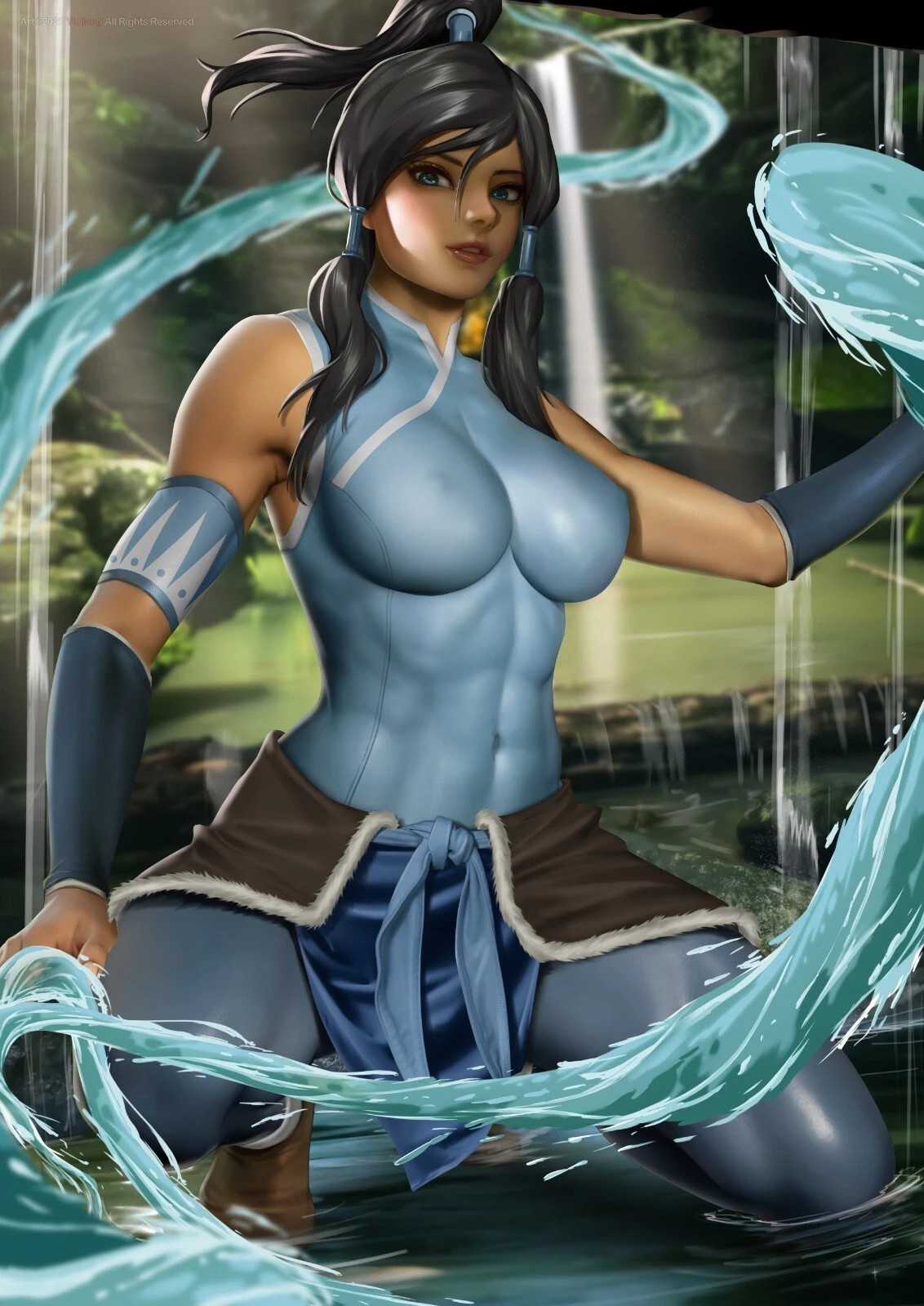 Korra Avatar Anime Sexy Girl HD | ART POSTER | FRAME & SIZE OPTION Korra Avatar Anime Sexy Girl HD | ART POSTER | FRAME & SIZE OPTION