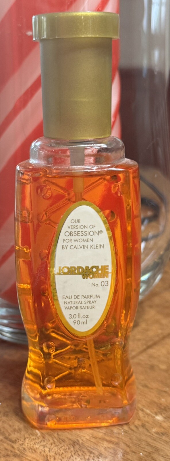 Vintage Jordache Women #3 Eau de Parfum Spray3 Oz (Version of Obsession) Vintage Jordache Women #3 Eau de Parfum Spray3 Oz (Version of Obsession)