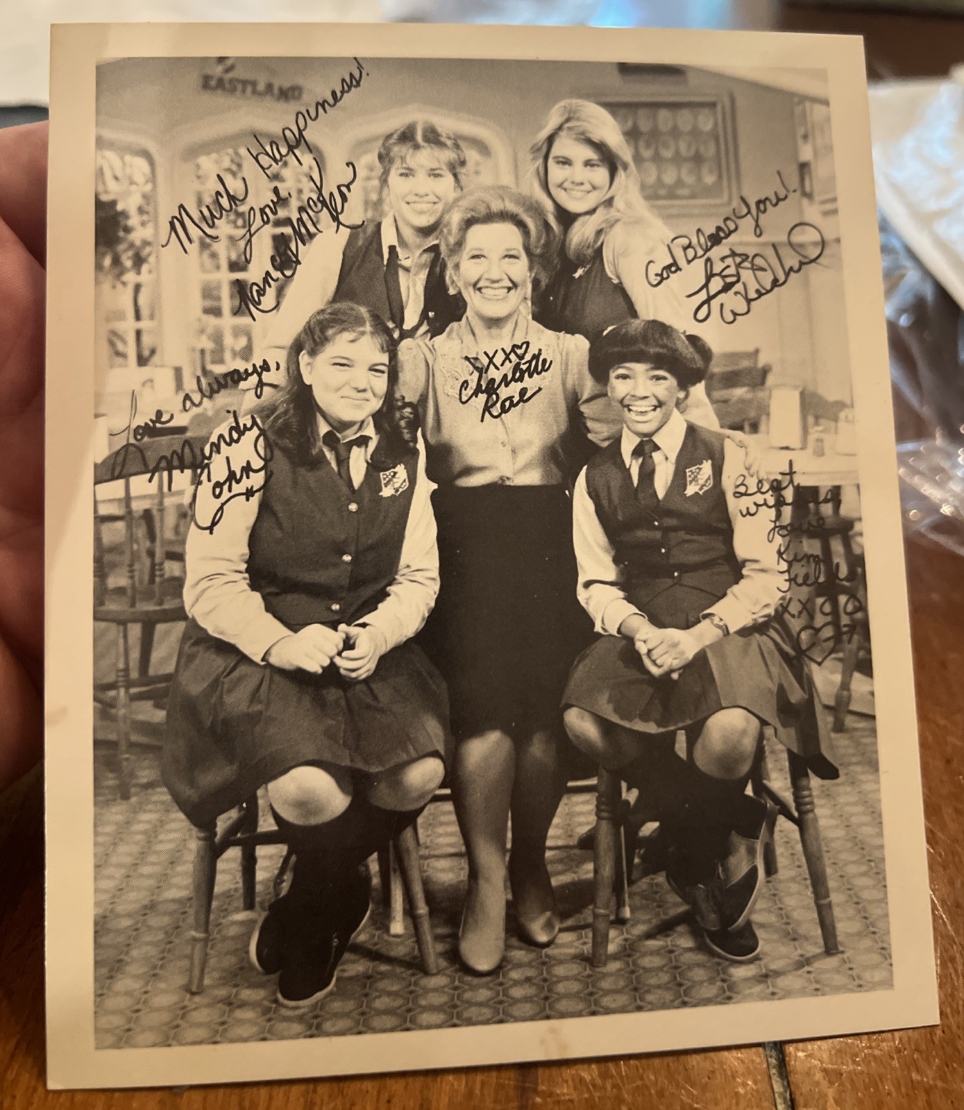 Vintage Cast 6.5 X 5.5 Photograph of the sitcom \