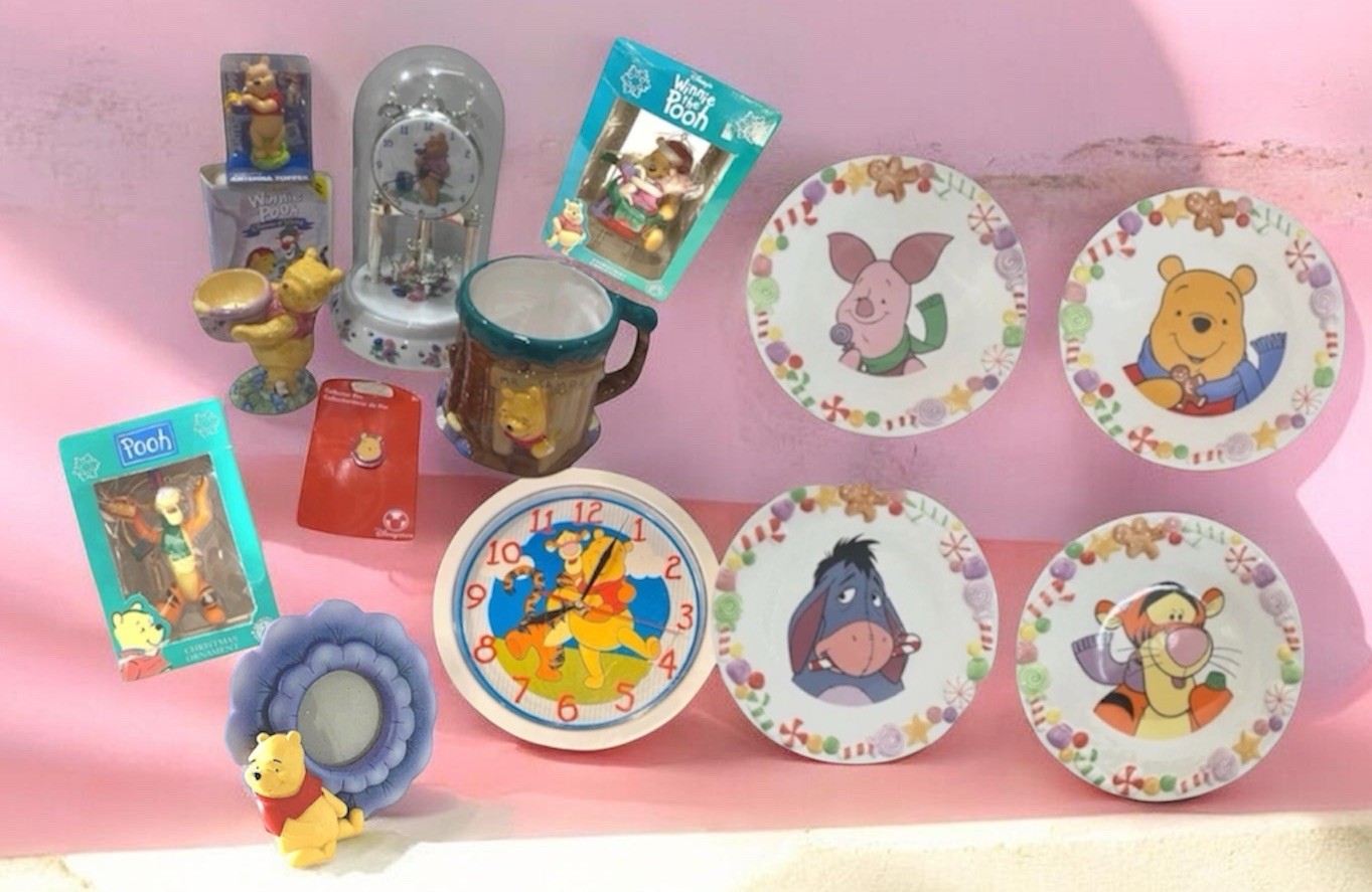 Huge 14pc Vintage Disney Winnie The Pooh Collection memorabilia Lot Huge 14pc Vintage Disney Winnie The Pooh Collection memorabilia Lot