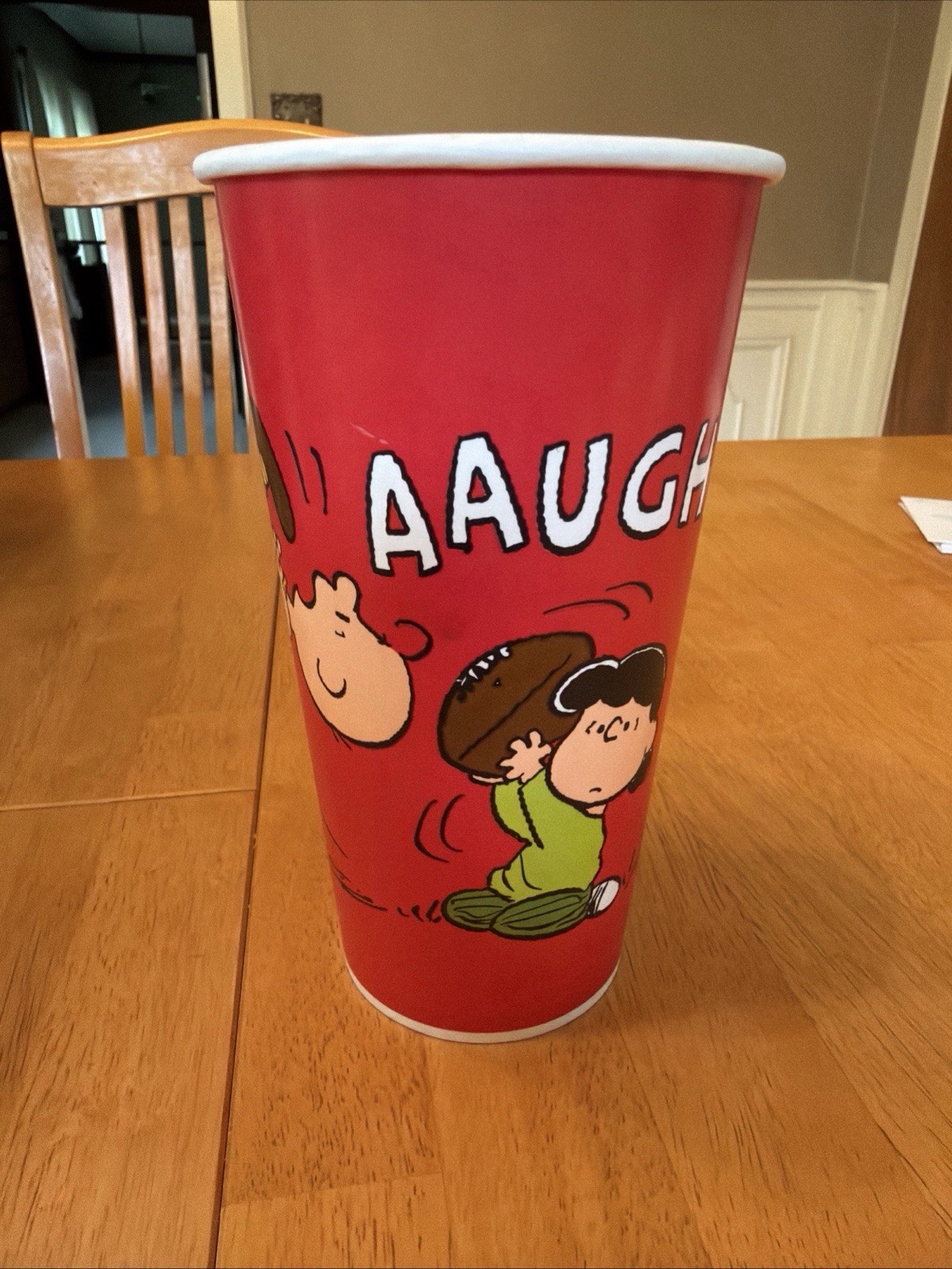 Raising Cane\'s Chicken Fingers PEANUTS Charlie Brown & Lucy Football DRINK CUP Raising Cane\'s Chicken Fingers PEANUTS Charlie Brown & Lucy Football DRINK CUP