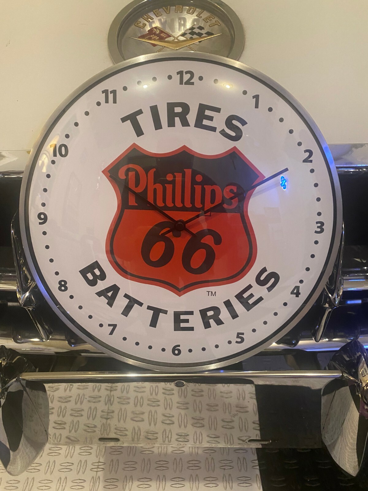 Vintage style PHILLIPS 66 Gas and OIL Round Clock (12\ Vintage style PHILLIPS 66 Gas and OIL Round Clock (12\