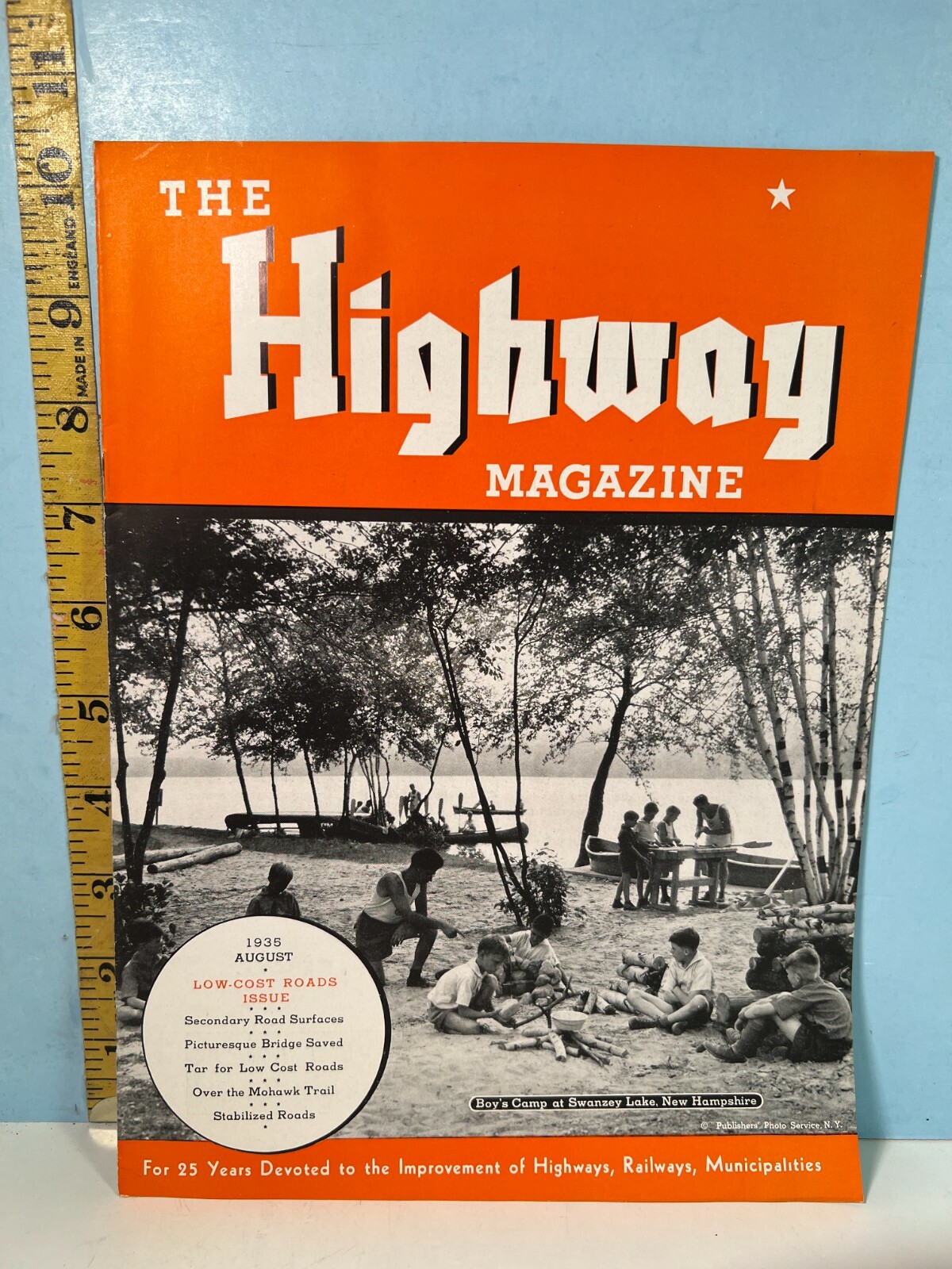 1935 Aug. The Highway Magazine - Highways, Railways & Bridges & Infrastructure