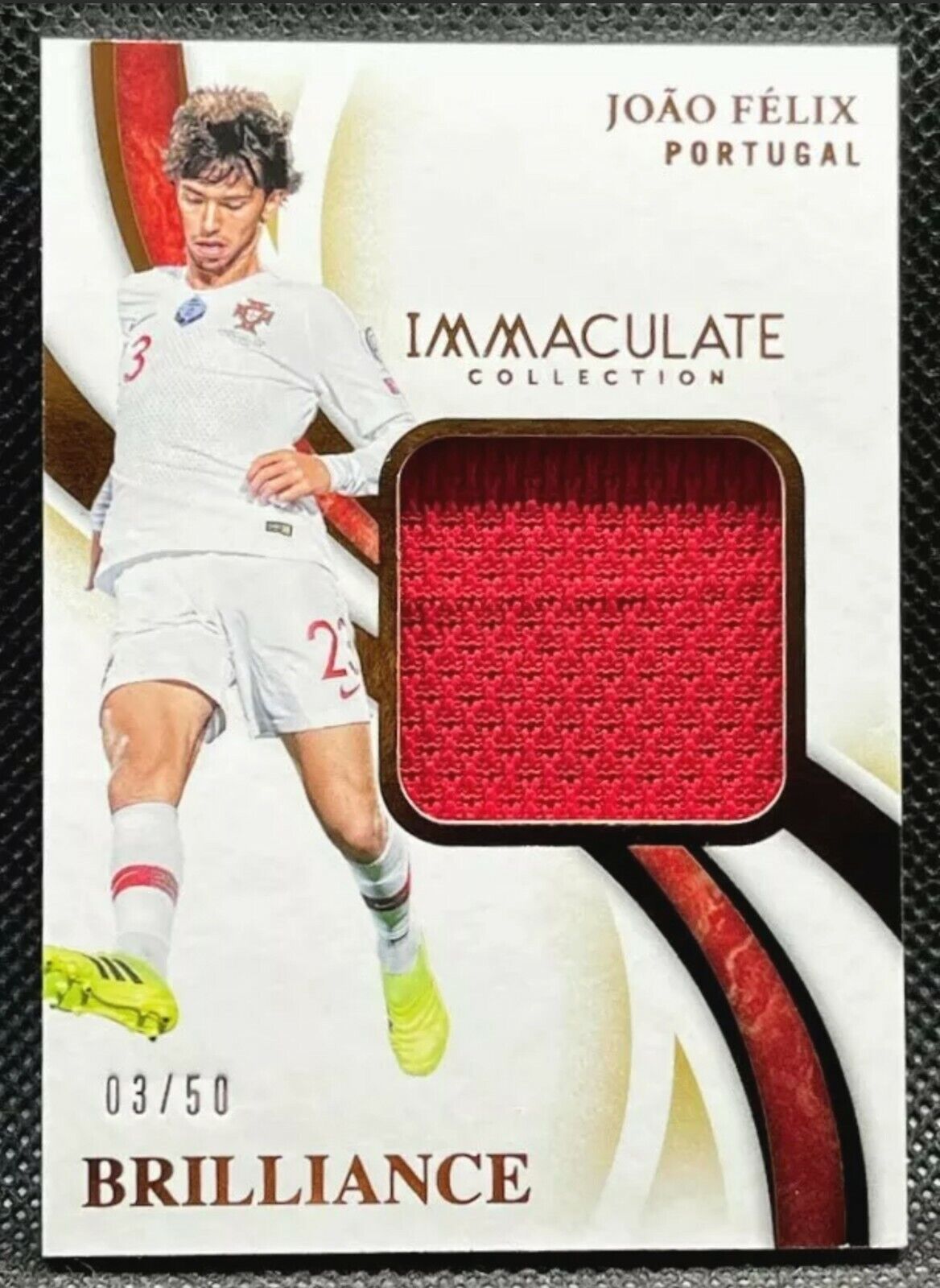 2020 Panini Immaculate = Joao Felix = Bronze Brilliance patch # would be/50...