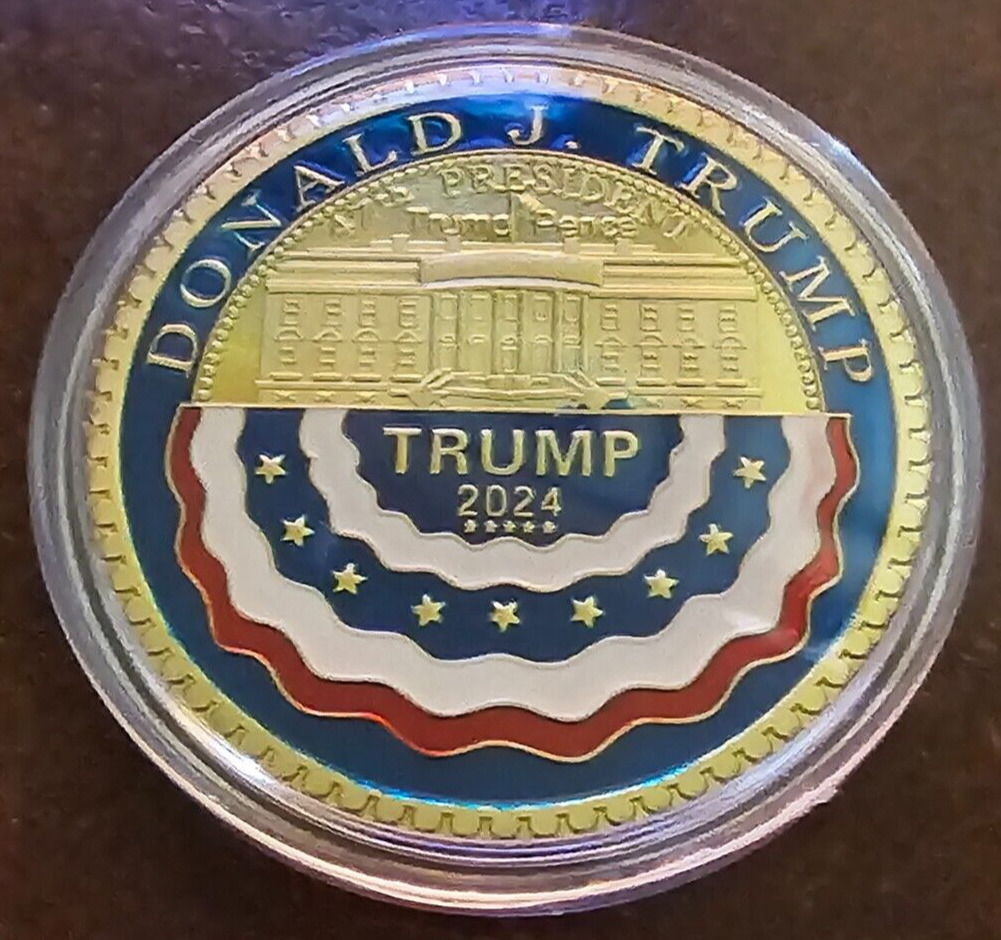Rare 2020 US Donald Trump Coin Keep America Great - Golden