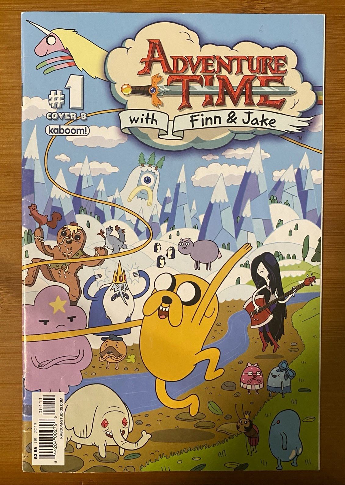 Adventure Time #1 | Cover B Variant | kaboom 2012 | VG+ Adventure Time #1 | Cover B Variant | kaboom 2012 | VG+