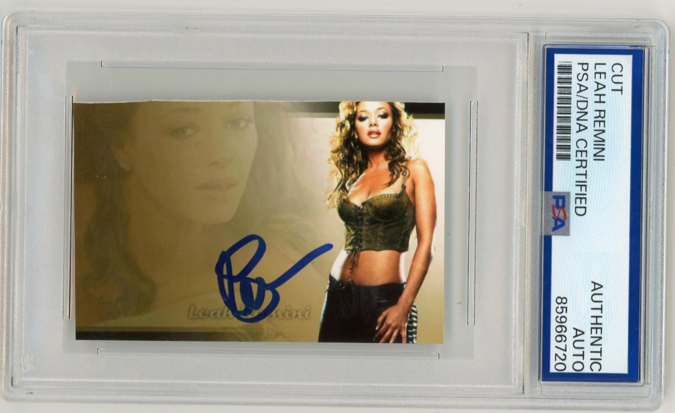 Actress & Model LEAH REMINI Signed AUTOGRAPH Photo PSA DNA Certified Actress & Model LEAH REMINI Signed AUTOGRAPH Photo PSA DNA Certified