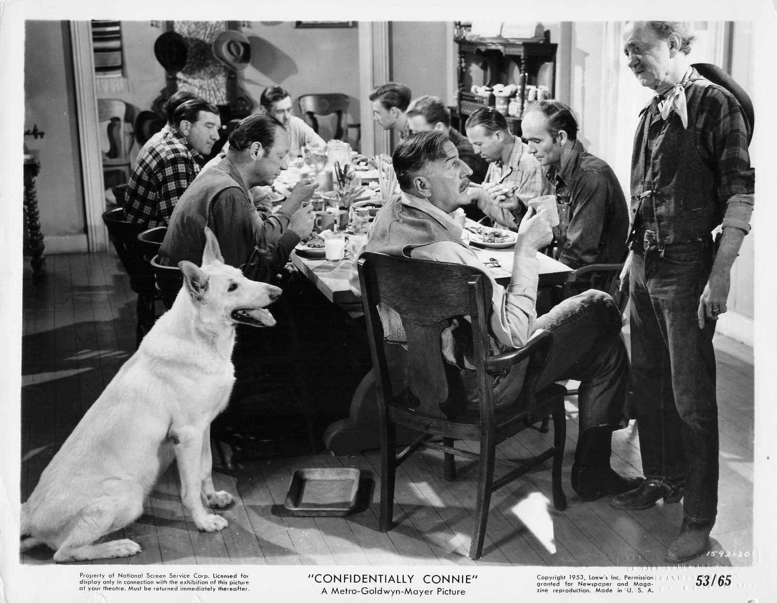 Confidentially Connie 1953 Movie Photo Louis Calhern Emmett Lynn  *P190c