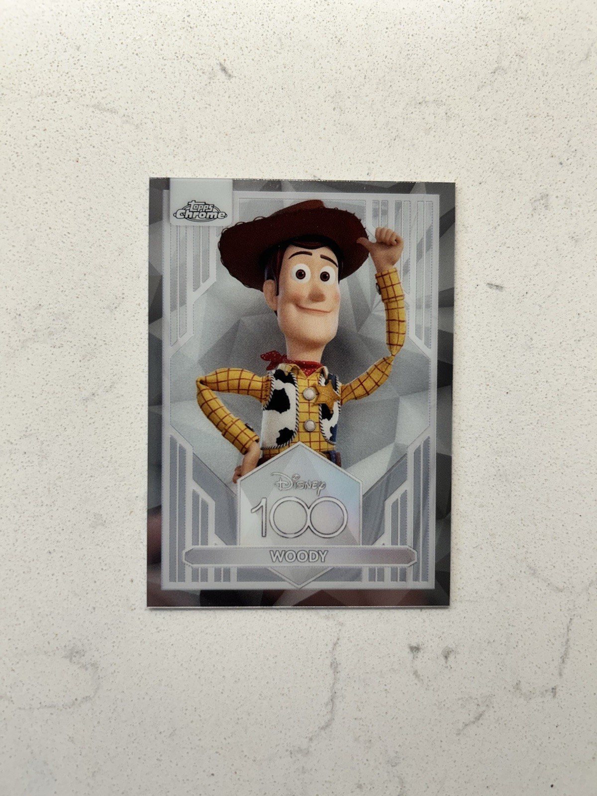 2023 Topps Chrome Disney WOODY 100 Base Set #83 Toy Story 🔥