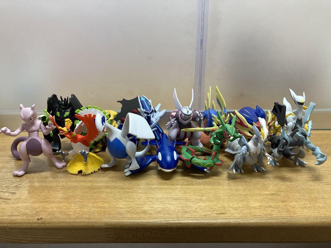 Pokemon Mini Figure lot of 14 Moncolle Rayquaza Ho-oh Lugia Kyogre Dialga  