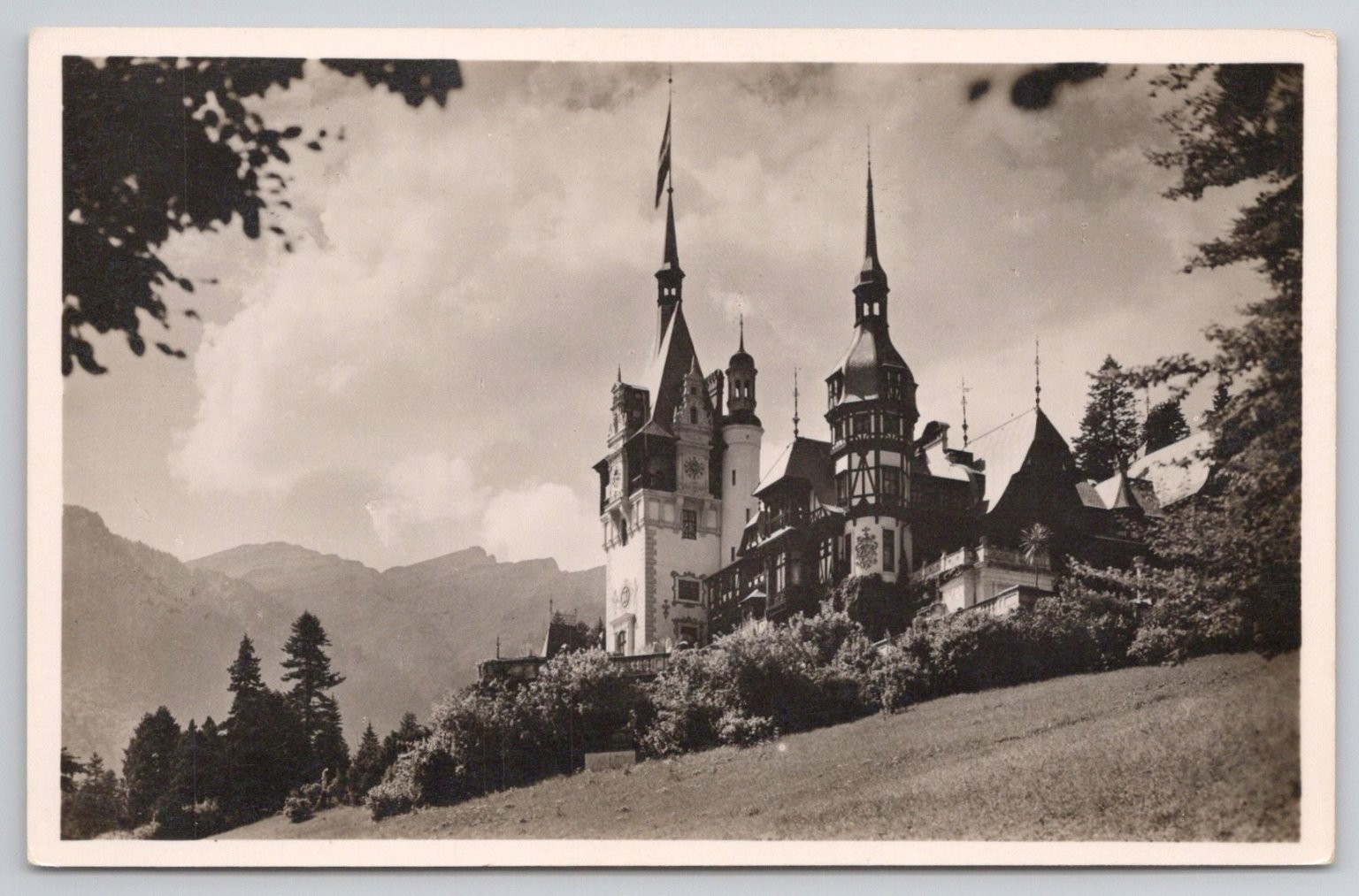 Peles Castle Sinaia Romania Royal Summer Residence Postcard Peles Castle Sinaia Romania Royal Summer Residence Postcard