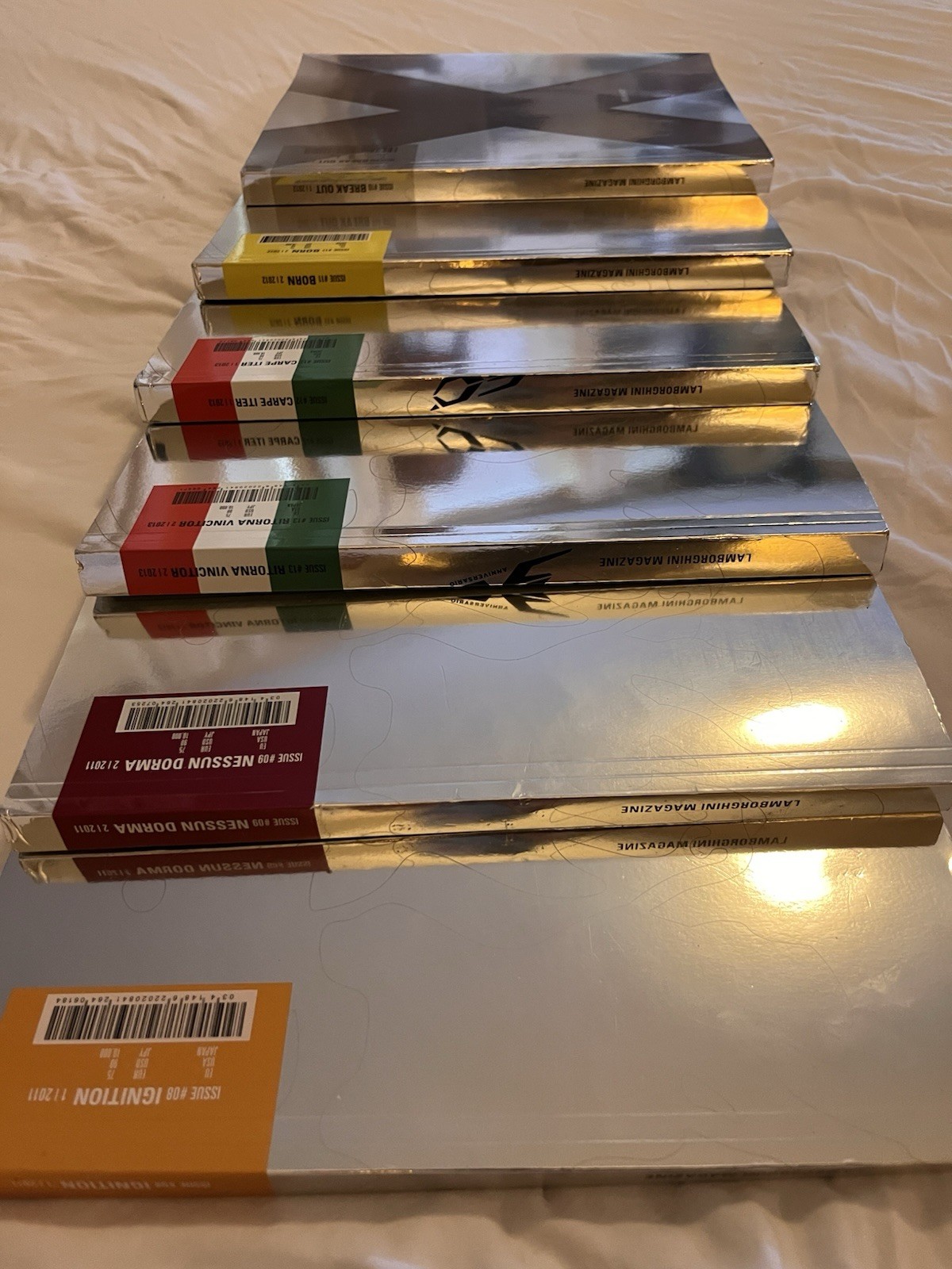 COLLECTORS LAMBORGHINI OFFICIAL MAGAZINE Set W/LETTER FROM CEO COLLECTORS LAMBORGHINI OFFICIAL MAGAZINE Set W/LETTER FROM CEO