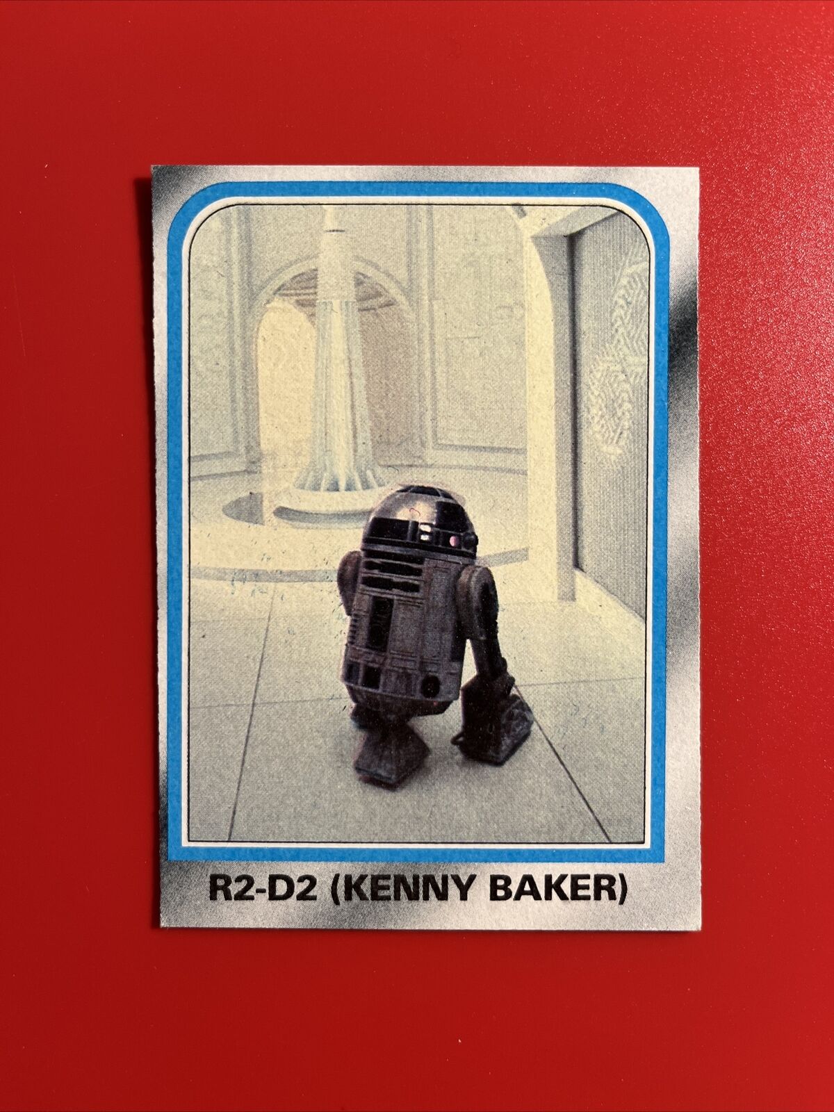 #229 Kenny Baker as R2-D2 1980 Topps Star Wars Empire Strikes Back Series 2 Blue