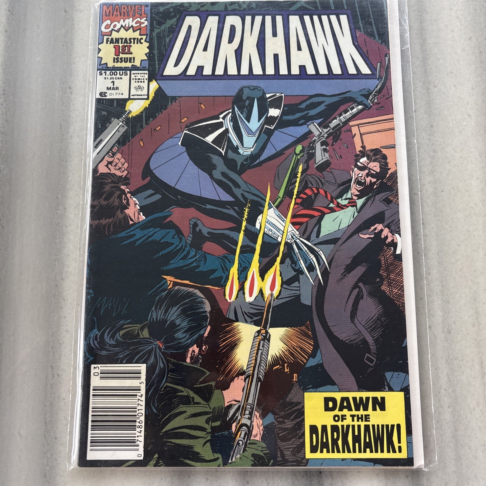 🔥DARKHAWK🔥#1 MARVEL 1991 ORIGIN 🔥DARKHAWK🔥#1 MARVEL 1991 ORIGIN
