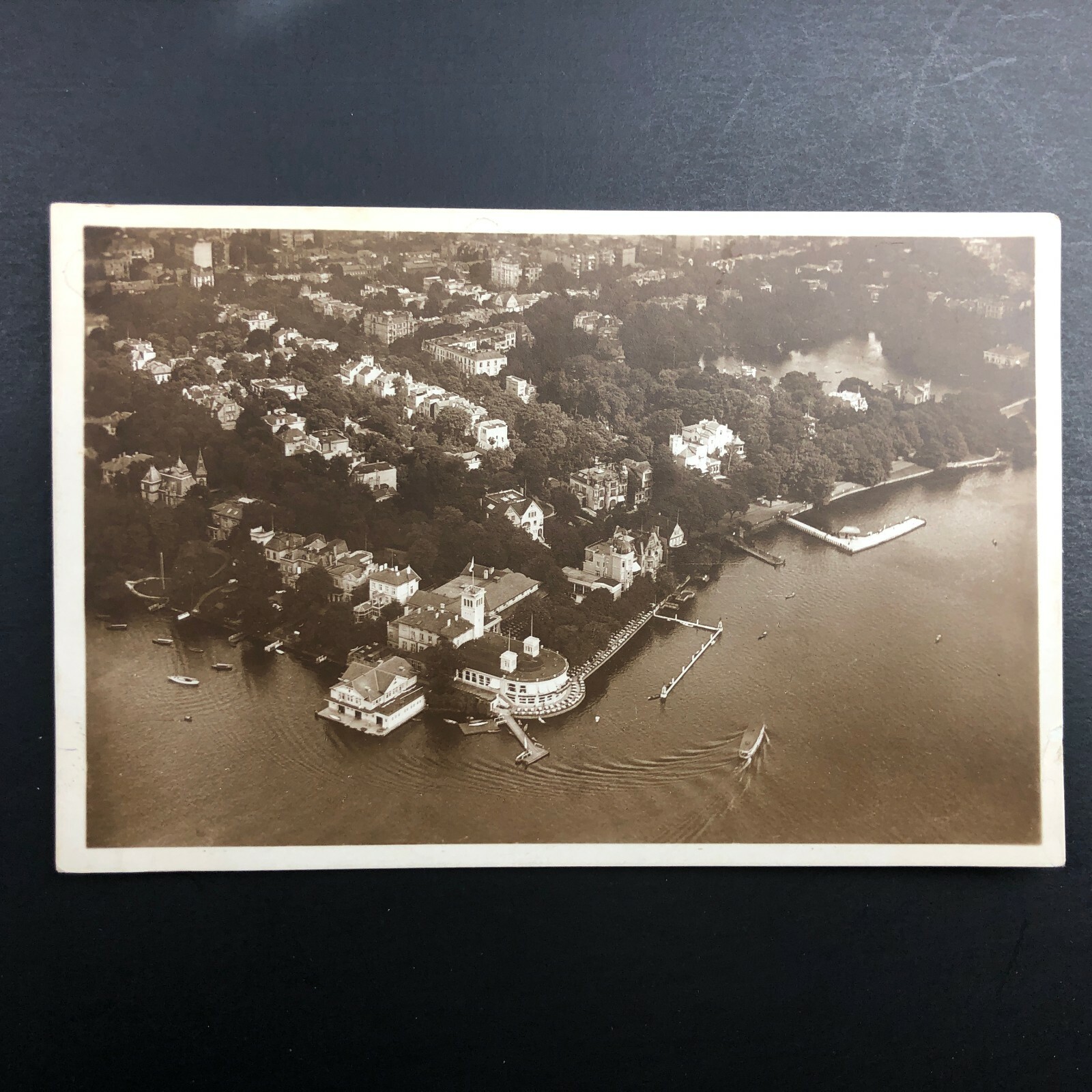 Vintage Antique Postcard c.1907-1915 Hamburg Uhlenhorst Germany Unusual View VTG Vintage Antique Postcard c.1907-1915 Hamburg Uhlenhorst Germany Unusual View VTG