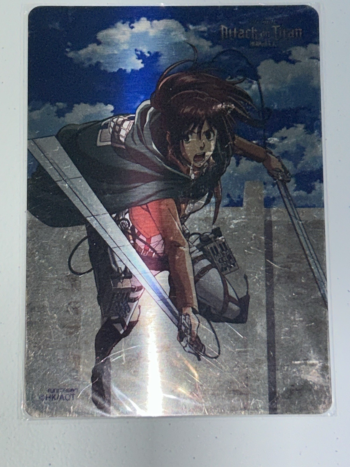 NEW Attack On Titan Season 2 5x7” Sasha Blouse Action Pose Metal Poster HK/AOT NEW Attack On Titan Season 2 5x7” Sasha Blouse Action Pose Metal Poster HK/AOT