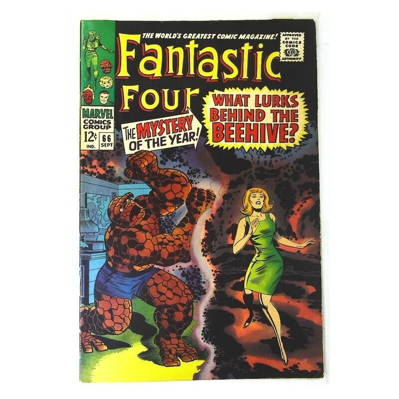 Fantastic Four (1961 series) #66 in Fine condition. Marvel comics [s: