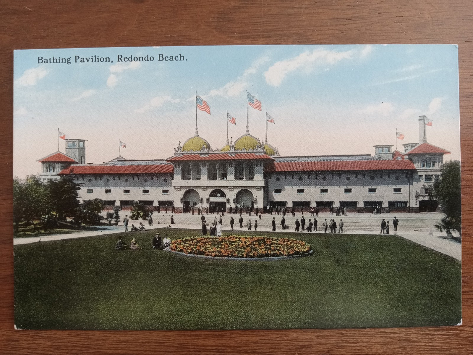 c1914 Bathing Pavilion, Redondo Beach, Los Angeles County, CA, 8 flags c1914 Bathing Pavilion, Redondo Beach, Los Angeles County, CA, 8 flags