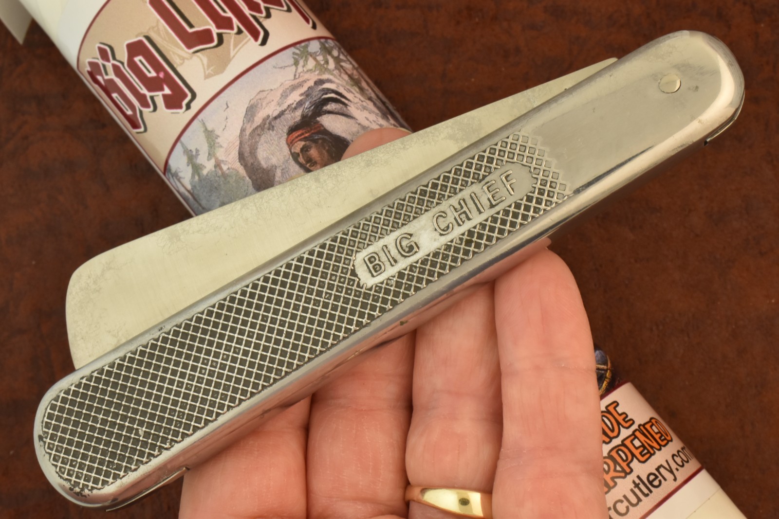 COOPER CUTLERY MADE IN USA BIG CHIEF JUMBO SHEEP FOOT BARLOW KNIFE NICE 2022 COOPER CUTLERY MADE IN USA BIG CHIEF JUMBO SHEEP FOOT BARLOW KNIFE NICE 2022