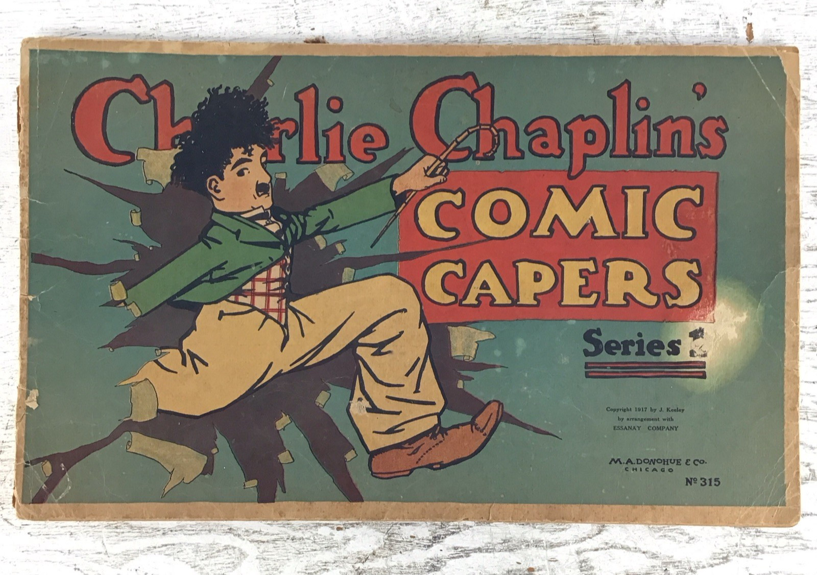 Vintage 1917 Charlie Chaplin's Comic Capers Series 1 Issue 315 Softcover