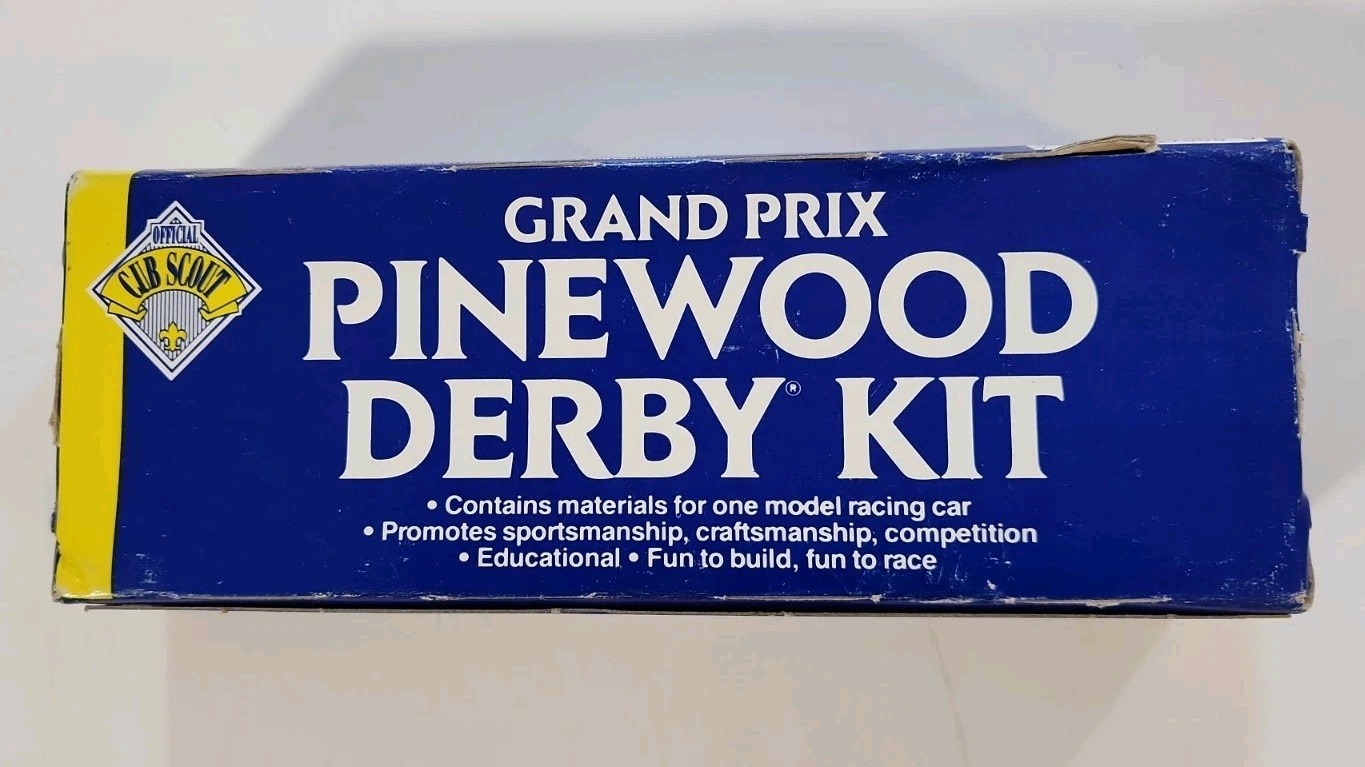 Vintage 1995 Cubscout Pinewood Derby Kit NIB