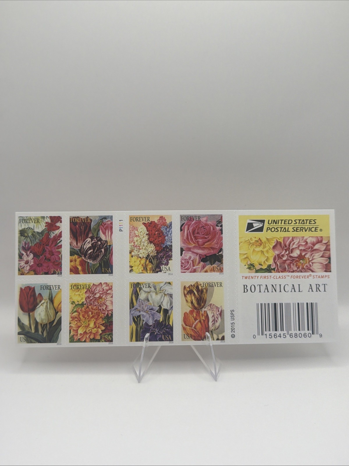 2016 USPS Forever Stamp Botanical Art Sheet of 20 Collectible Stamps
