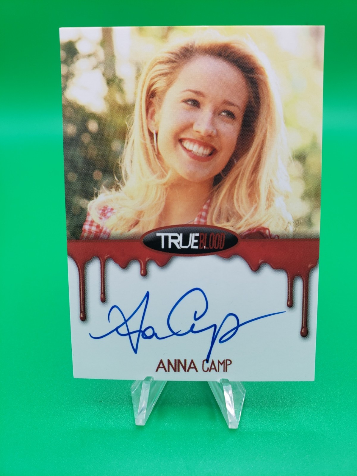 ANNA CAMP as NEWLIN 2012 TRUE BLOOD PREMIER RITTENHOUSE Autograph AUTO CARD ANNA CAMP as NEWLIN 2012 TRUE BLOOD PREMIER RITTENHOUSE Autograph AUTO CARD