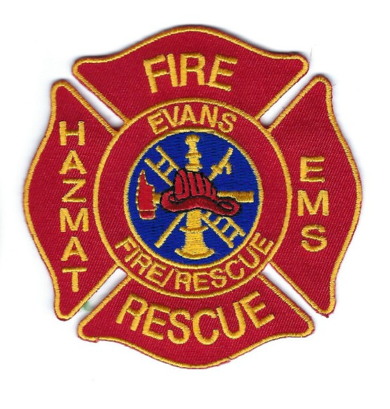 Evans (Weld County) CO Colorado Fire Rescue HazMat EMS Dept. patch - NEW Evans (Weld County) CO Colorado Fire Rescue HazMat EMS Dept. patch - NEW