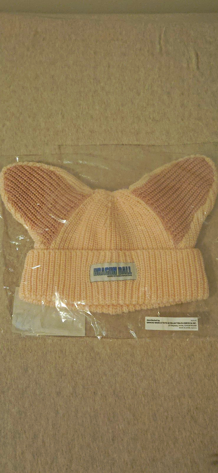 Dragon Ball 40th Anniversary Daimatsuri Bandai Beanie Oolong Knitted Hat Japan Dragon Ball 40th Anniversary Daimatsuri Bandai Beanie Oolong Knitted Hat Japan