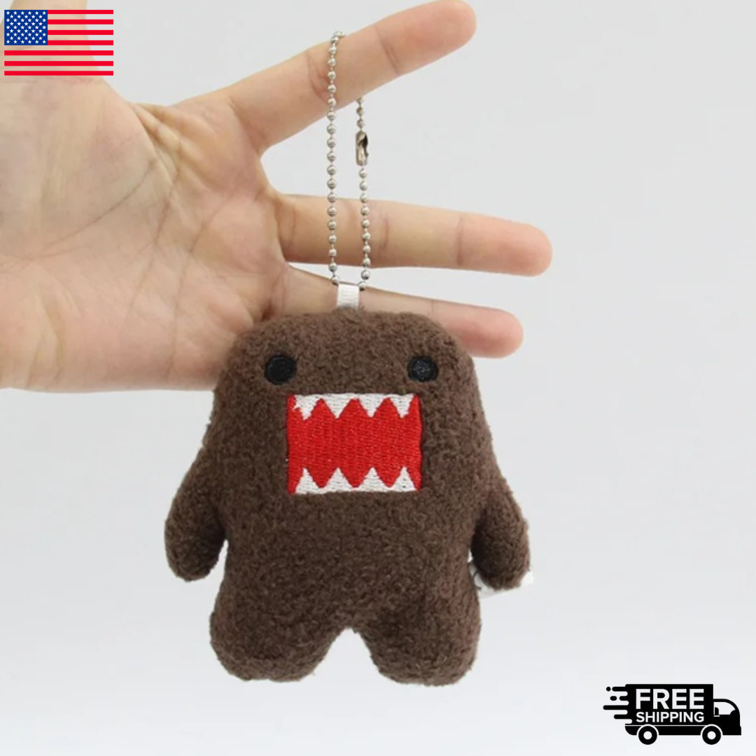 Sekiguchi Domo-kun Mini plush Mascot Key Chain H9×W8×D4cm NHK Television NWT JP Sekiguchi Domo-kun Mini plush Mascot Key Chain H9×W8×D4cm NHK Television NWT JP