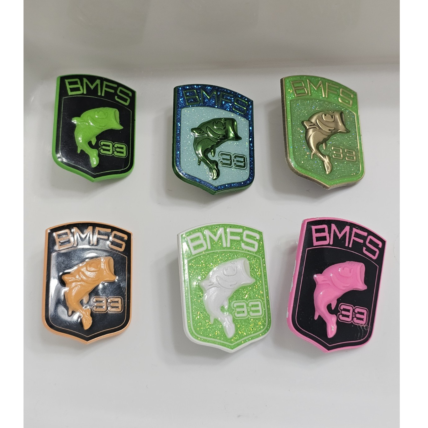 Billy Strings BMFS ’33 Bass Logo Fish Collectible Pinback Pins Lot of 11 