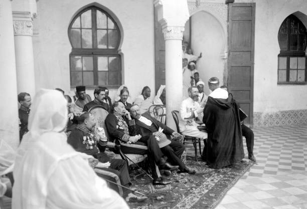 Distribution of prizes at Arab school of Casablanca 1913 OLD PHOTO Distribution of prizes at Arab school of Casablanca 1913 OLD PHOTO