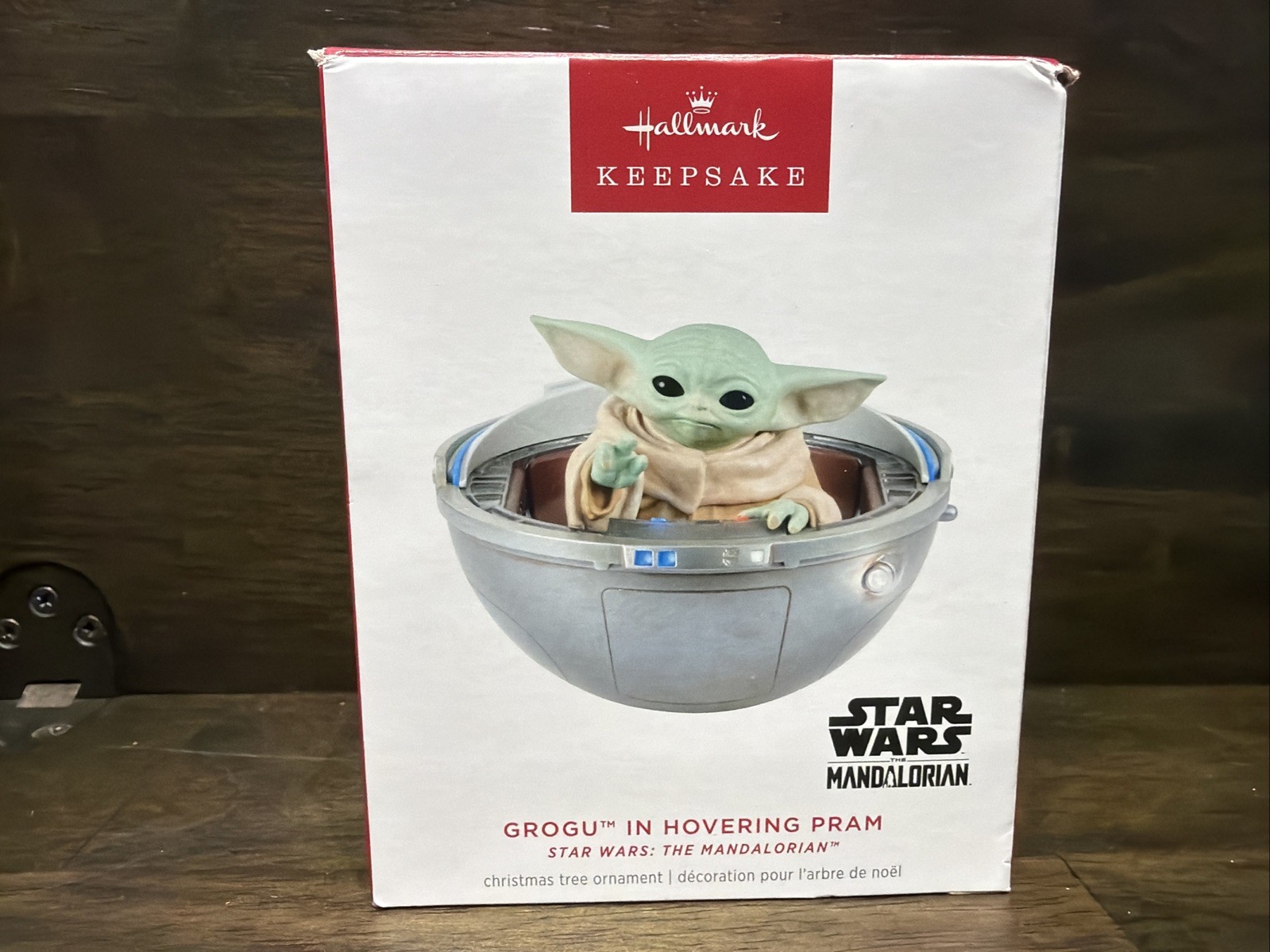 2024 Hallmark Ornament Grogu In Hovering Pram Star Wars Mandalorian Light Sound 2024 Hallmark Ornament Grogu In Hovering Pram Star Wars Mandalorian Light Sound