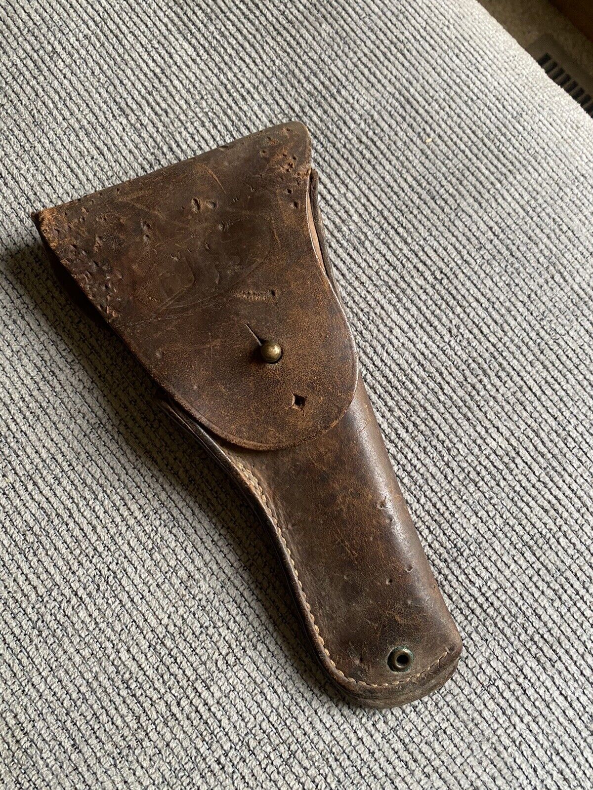 Original US WWII M1916 Colt 1911 Leather Holster By Boyt & Dated 1944