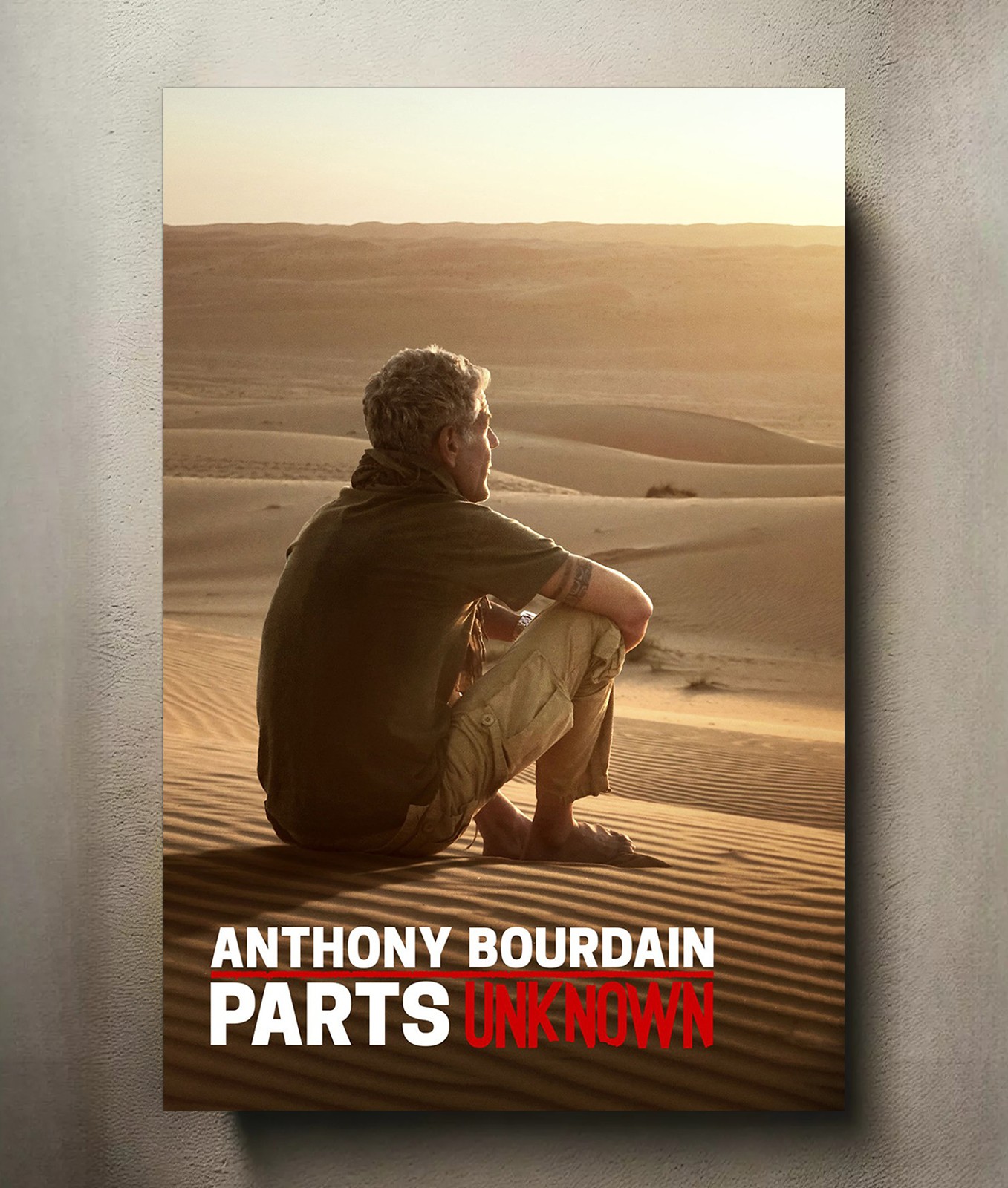 Anthony Bourdain: Parts Unknown 8x12 Metal TV Show Poster Sign
